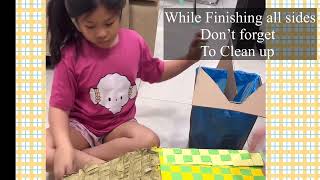 Paper Weaving a Bahay Kubo - Makabansa Performance Task by Stella