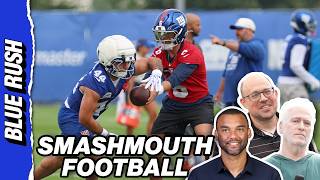 Giants Training Camp Day 14: Smashmouth Identity Being Instilled | Blue Rush