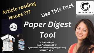 Paper Digest - Dr. Sneha Nayak