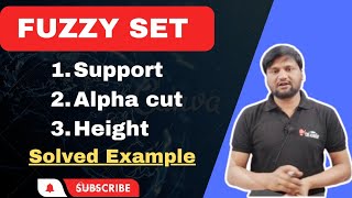 Find Alpha cut|support and height in fuzzy set |operations on fuzzy|Discrete Mathematics