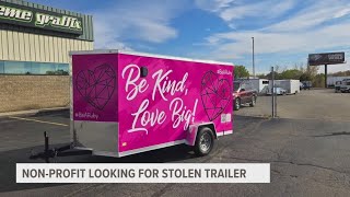 Non-profit looking for stolen trailer