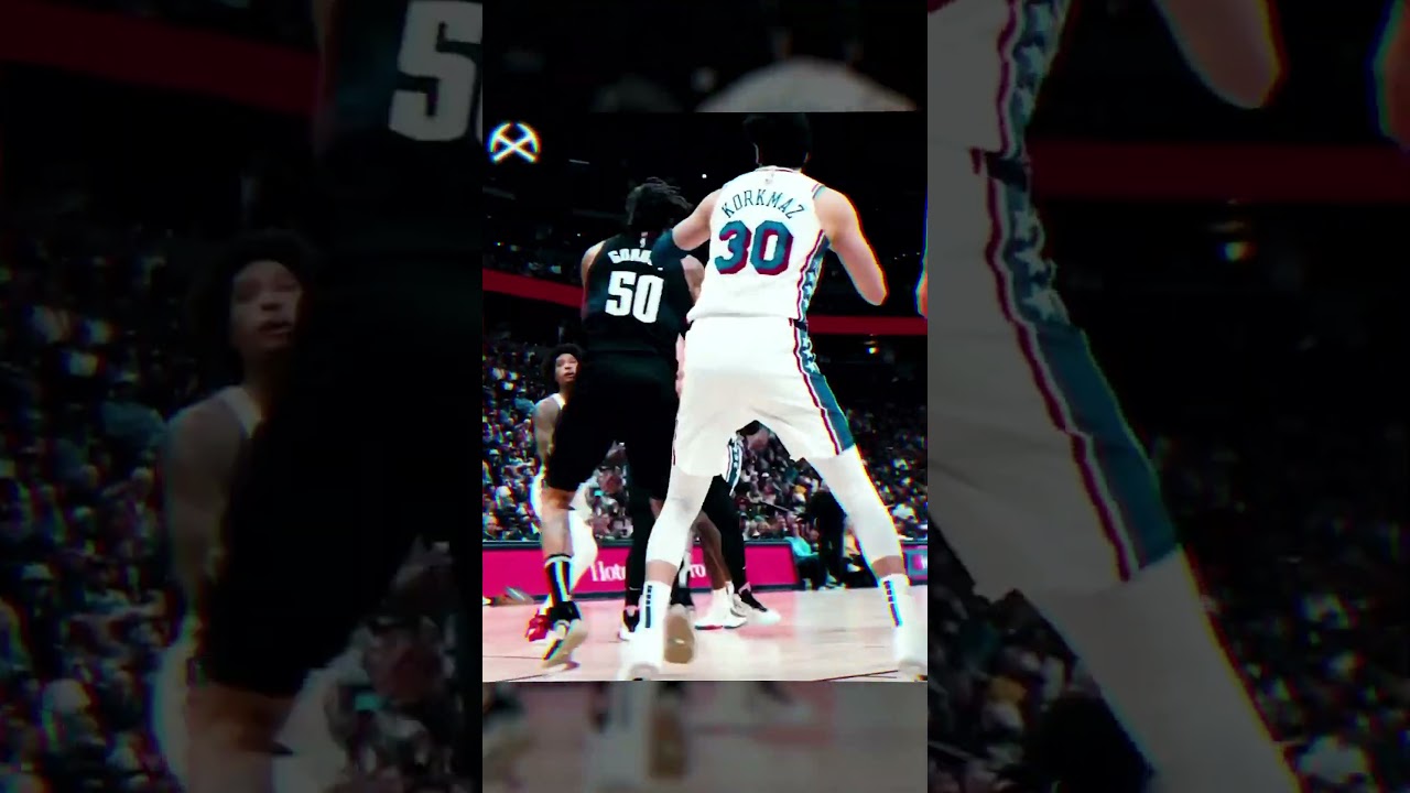 Did Embiid avoid Jokic last night 🤔#nikolajokic #nba #shorts