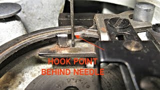 SINGER MODEL 466 GEAR SWAP PT 3 - RESET TIMING & BELT