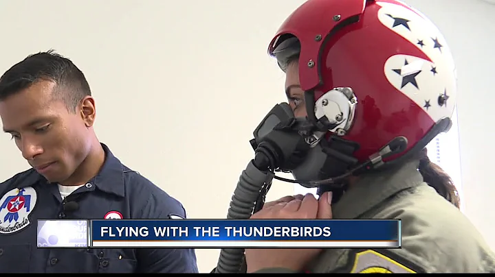 Karen Lehr live on air moments after landing from ...