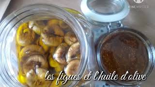 الشريحة او التين مع زيت الزيتون و الثوم غذاء و شفاء recette des figues séchées et huile d'olive Ail