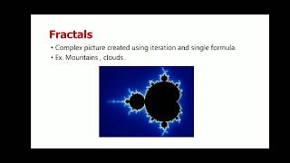 Computer Graphics 5.3: Fractals and types of fractals