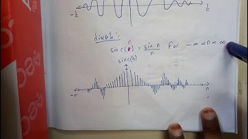 15 Sinc function ||SS ||SEM 4