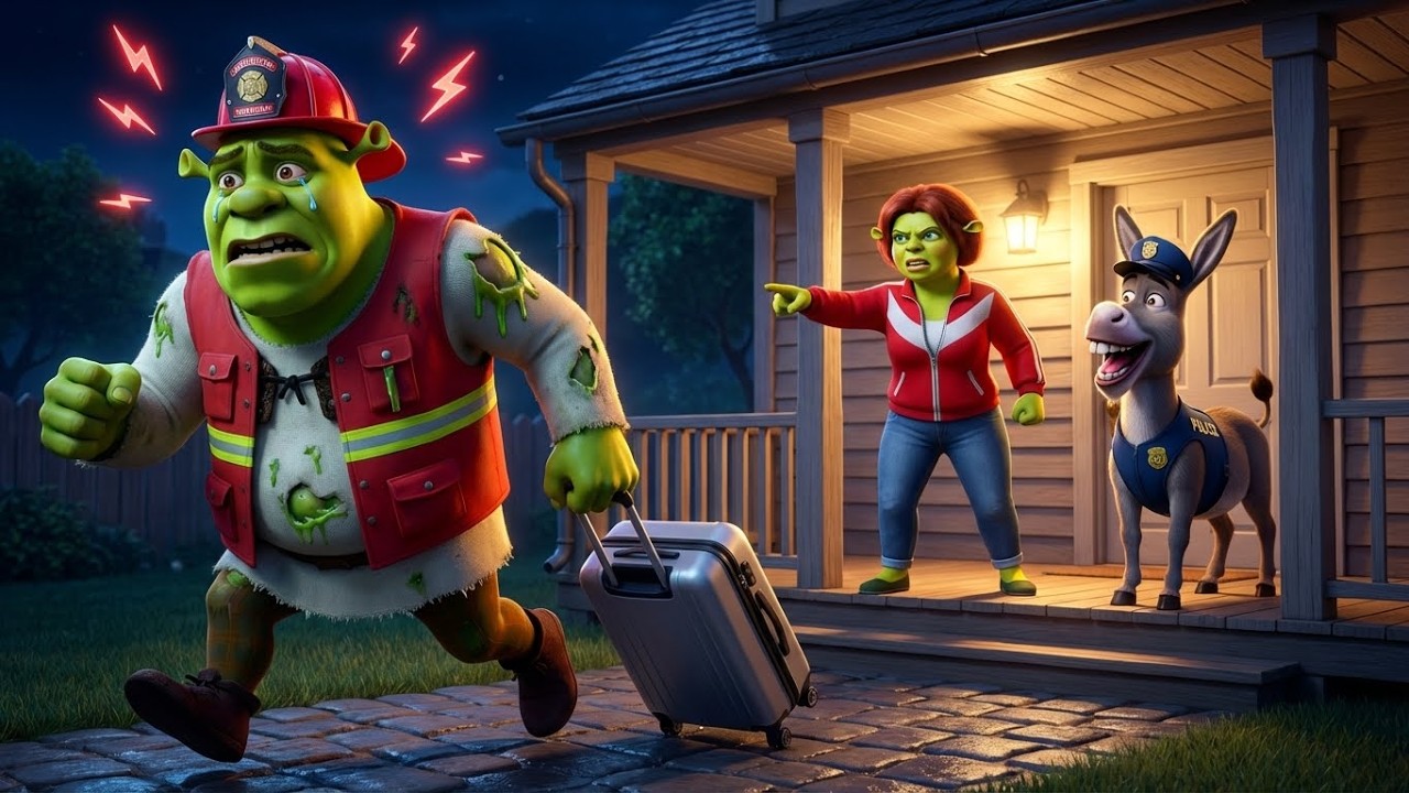 What Happened to Shrek! 😱 A Magic Mistake Separates Fiona | Funny Shrek 3D Animation