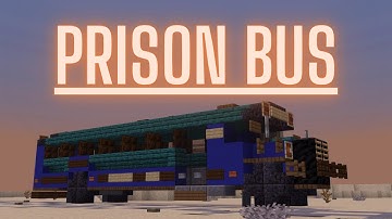 Minecraft: How to build a Prison Bus in Minecraft | Minecraft Prison Bus Tutorial