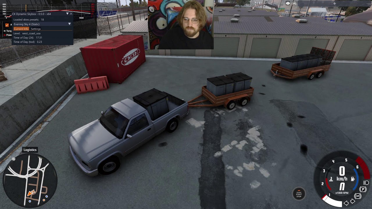 Playing some beamng.drive RLS career mod