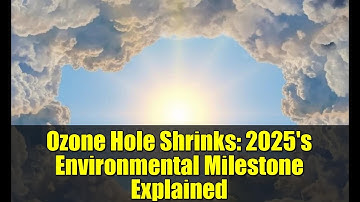 Ozone Hole Shrinks: 2025
