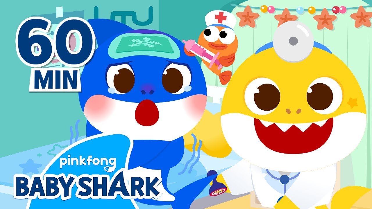 Dr. Baby Shark, I'm Sick! | +Compilation | Baby Shark Stories ...