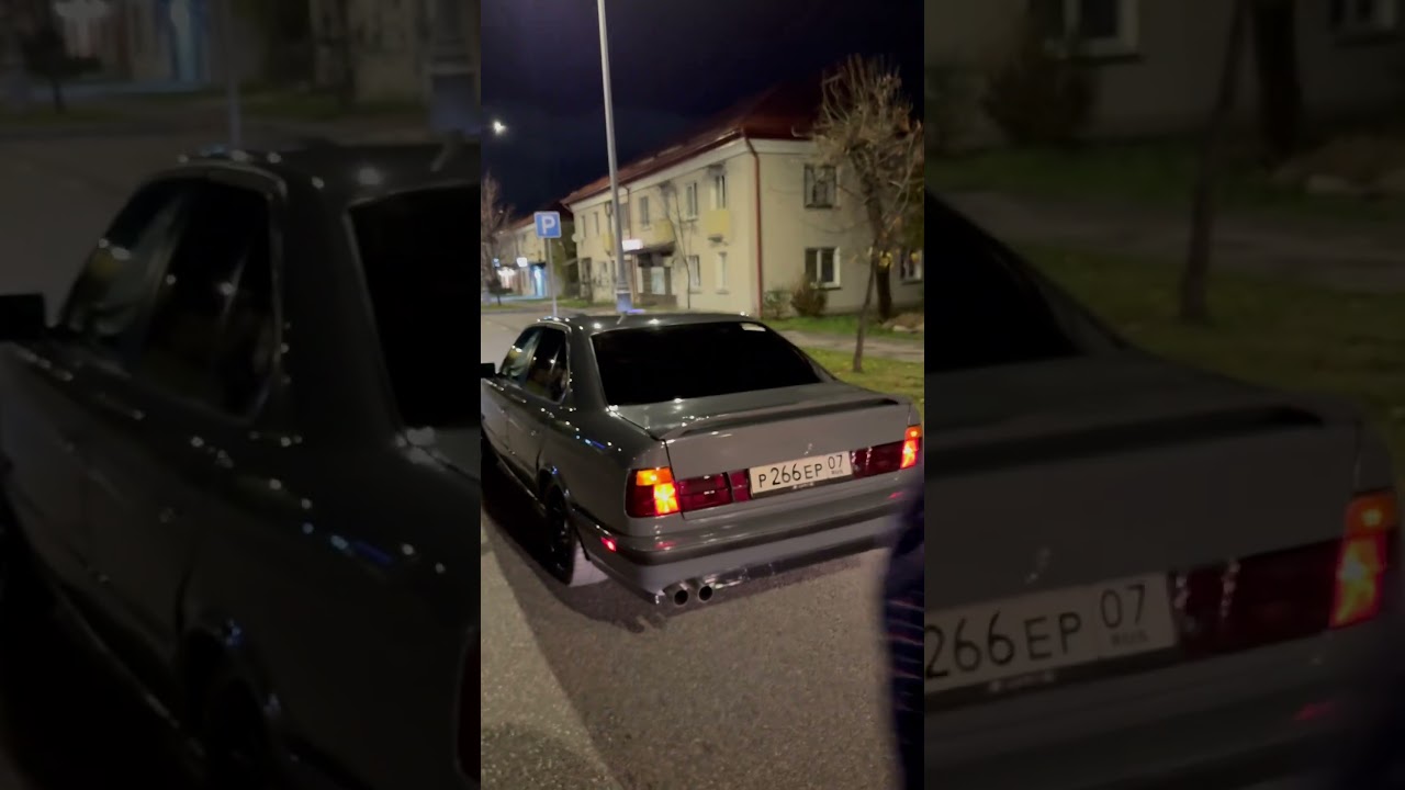 ⁣Час ночи, хорошо что живые домой попали) #tiktok #dragrace #sports #bmw #nalchik #bmwe34 #drifting