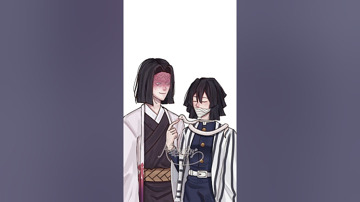 i hope im not too late to this trend 😭😭 i HAD to make this with Mitsuri and Obanai 😜