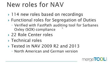 New Recorded Roles for NAV (Directions 2013 ISV Presentation)