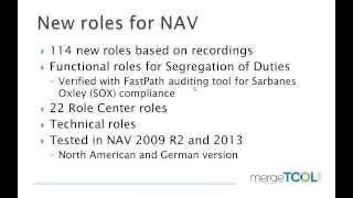 New Recorded Roles for NAV (Directions 2013 ISV Presentation) screenshot 3