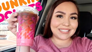 Dunkin Donuts PINK VELVET Macchiato VALENTINES DRINK