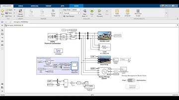 Energy management system simulation in SIMULINK