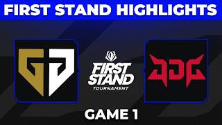 Gen Vs Jdg Highlights Game 1 2026 First Stand Groups Day 2 Gen.g Vs Jd Gaming