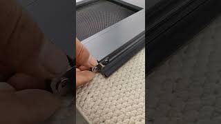 Sliding diamond mesh door, durable material and easy to use #doors