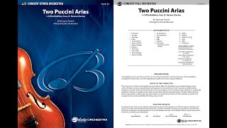 Two Puccini Arias, arr. Chris M. Bernotas – Score & Sound