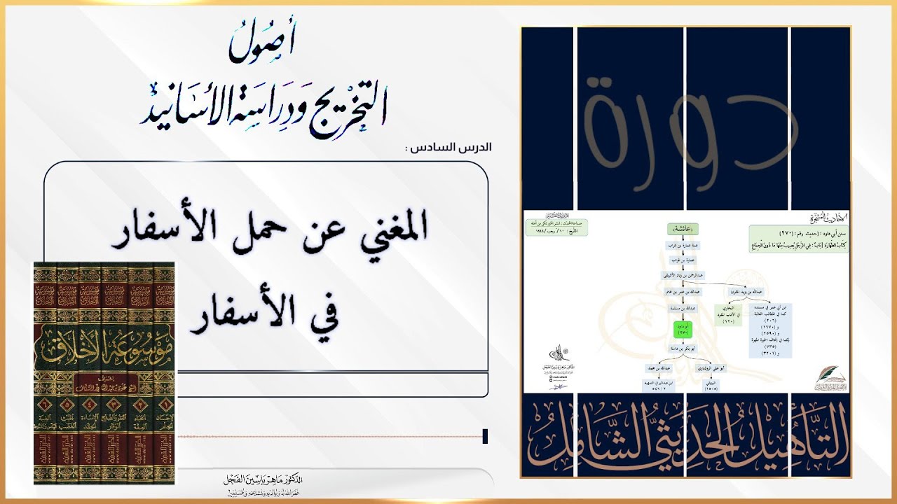 أصول التخريج ودراسة الأسانيد : المغني عن حمل الأسفار في الأسفار // الدكتور ماهر الفحل