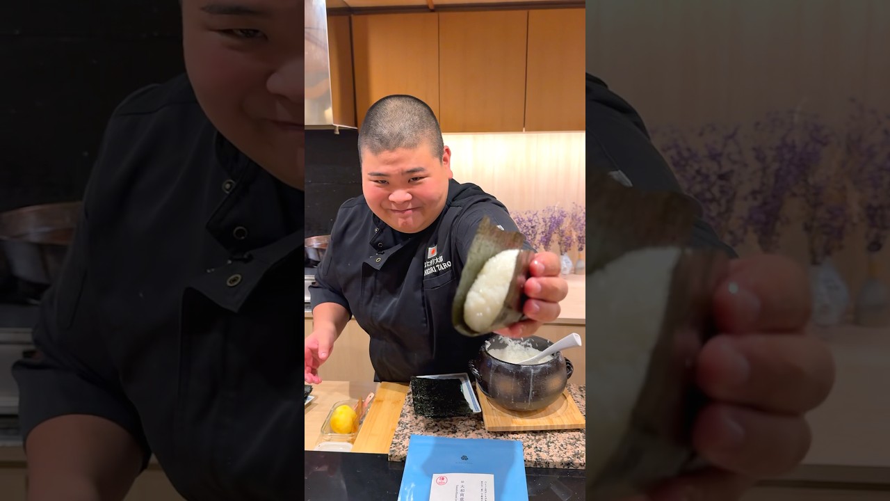 日本一おいしいおにぎりを握るおにぎり太郎くん🍙 #東京グルメ - YouTube