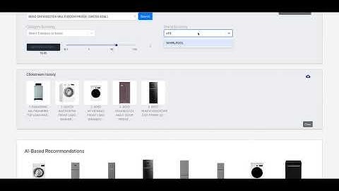 AI Based Recommendation Service (product catalog demo) from SAP