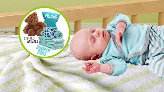 Study: Nine out of 10 babies placed in cribs with unsafe items, increasing risk for SIDS