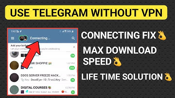 Use Telegram Without VPN Lifetime Solution 👌 | Telegram Connecting Problem Fix
