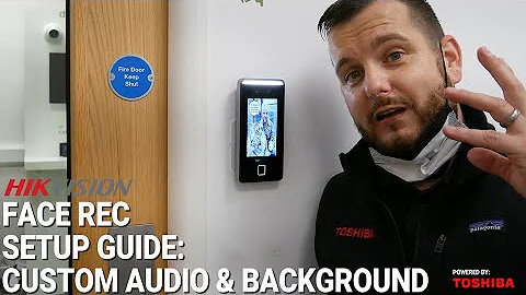 Hikvision Face Rec Terminal w/ Custom Audio & Background (DS-K1T341AMF)