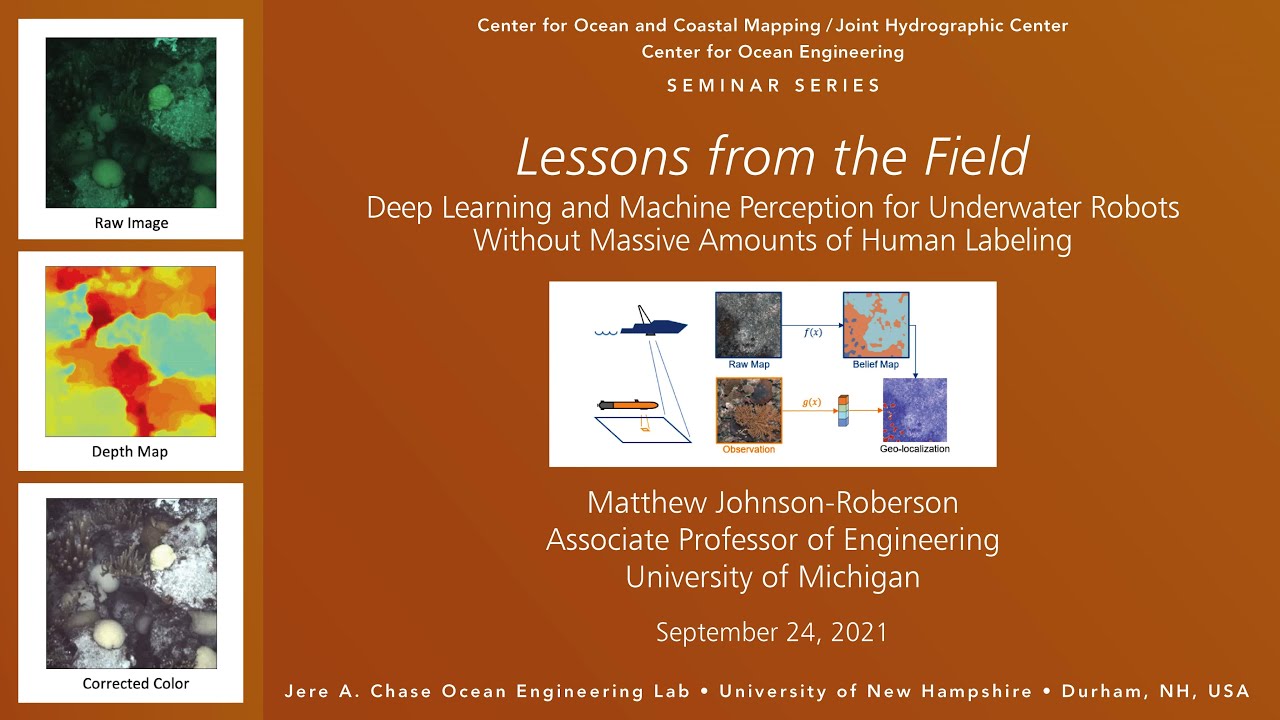 Deep Learning and Machine Perception for Underwater Robots Without ...