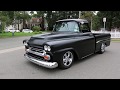 Killer 1959 Chevrolet Apache Fleetside Big Window Pickup For Sale~427ci Motor~700R4~BIG $$ INVESTED!