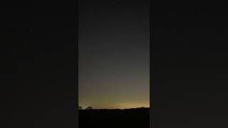 Aurora borealis and two Meteors (Germany 2024-03-03/04) #shorts #aurora