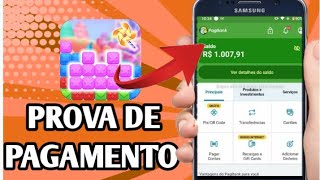 ESSE APP PROMETE PAGAR R$,2500 REAS😱JELLY POP BLOCK SERA QUÊ FUNCIONA EU TESTEI E GANHE EM 1 DIA screenshot 1