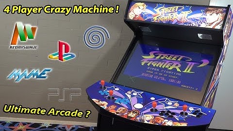 Massive 4 Player Retro Gaming Arcade .. That Play All Of Your 