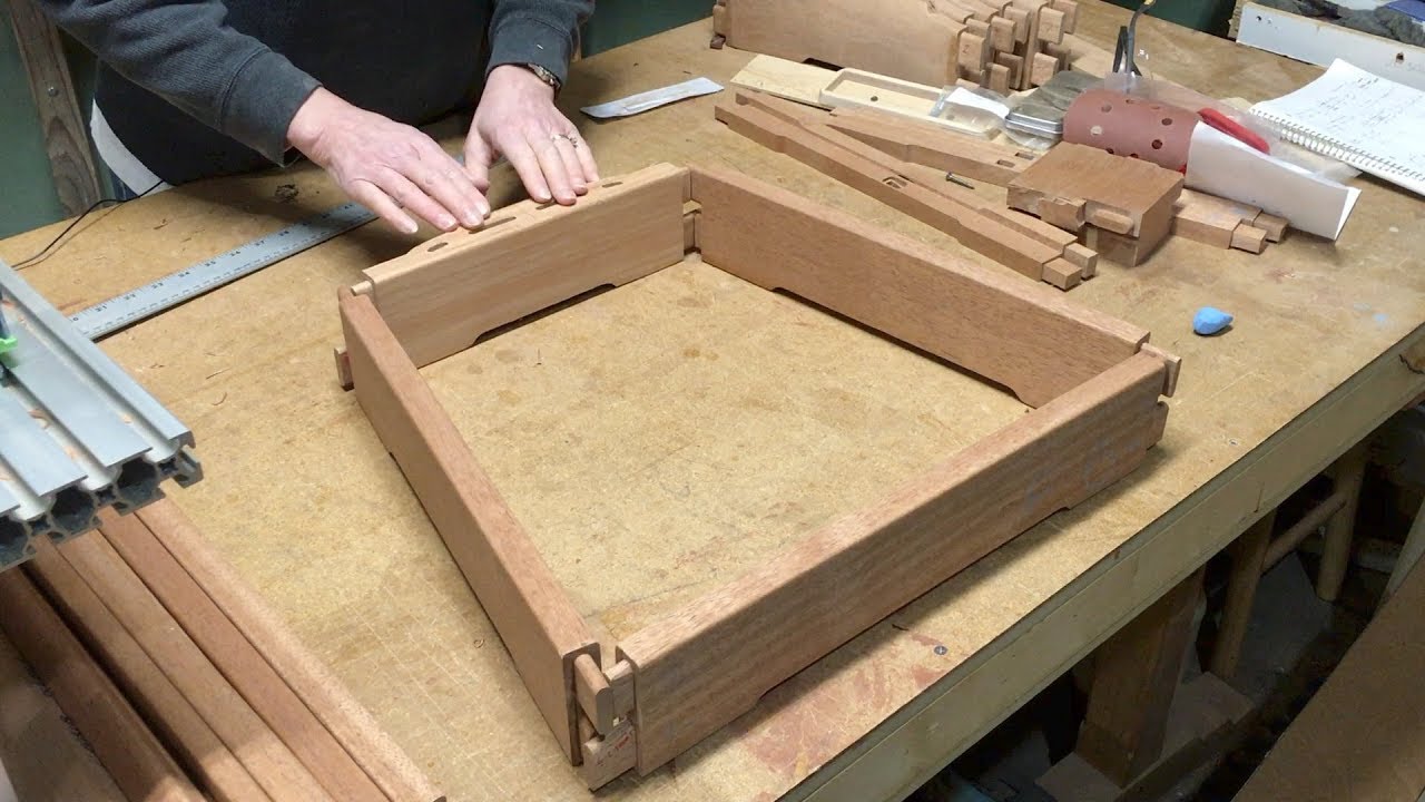 Seat Rails - Gamble House Inspired Dining Chairs - YouTube