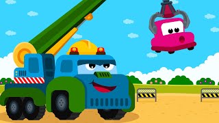 [30M] Brave Construction Vehicles Song  |  Transformed Strong Heavy Vehicles!| Poclain ★ TidiKids