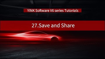 27.Save and Share Data - YINK Software V6 Series Tutorials