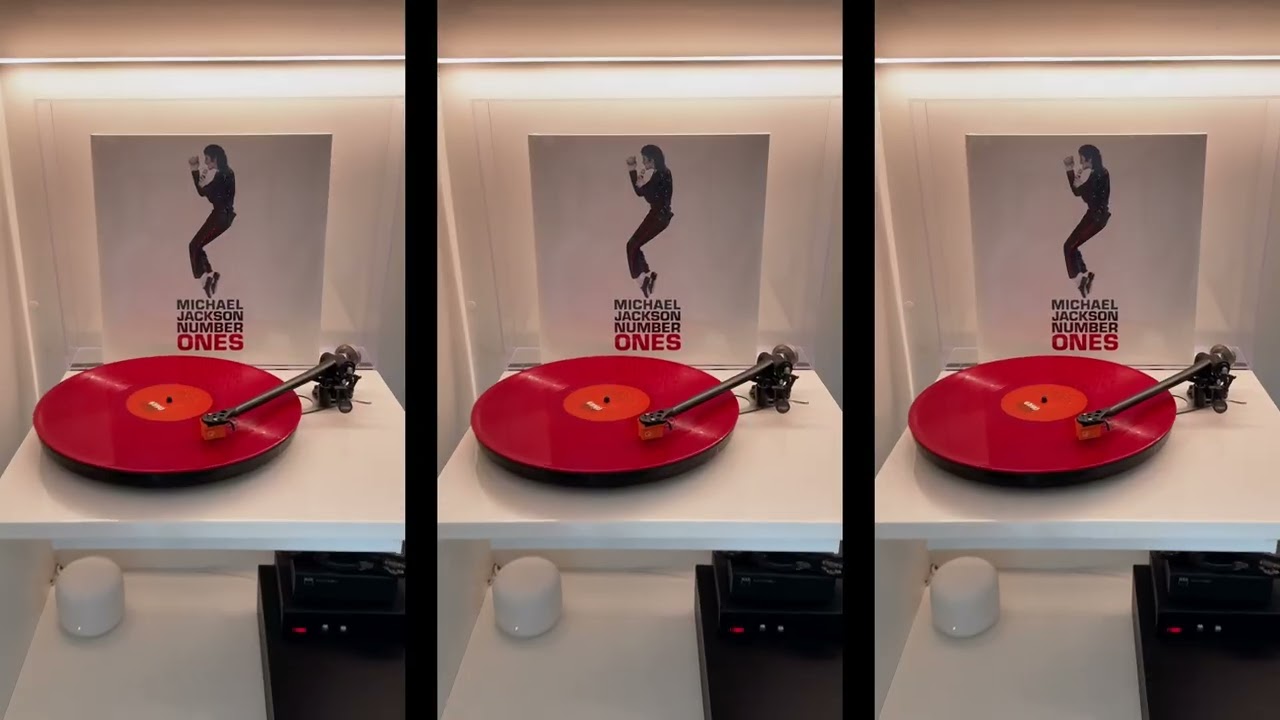 Michael Jackson Number Ones RED Vinyl Unboxing 4K - YouTube