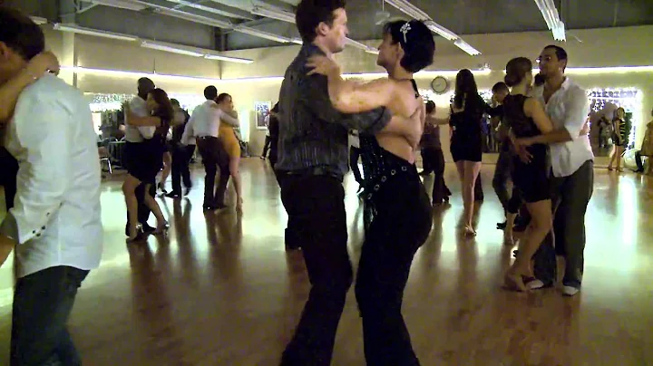 Dave Bush and Michaela Poole Bachata Salsa Dancing