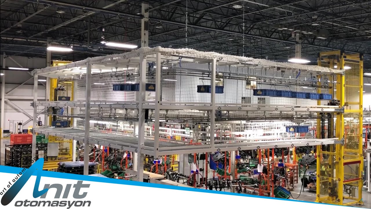 Wire Harness Overhead Conveyor DETROIT, USA YouTube