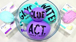 How To Make Slime With Balloons! ASMR Soap Slime Cutting & Mixing!