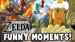 WHY YOU SHOULD NEVER BREAK AN EGG IN RITO VILLAGE! - (Zelda: Breath Of The Wild Funny Moments)