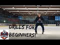 Ice Skating Drills for Beginners