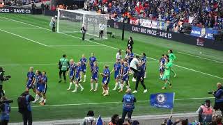Chelsea Women F.C Parade The F.A Cup Around Wembley Stadium After Win - Chelsea 3 Manchester City 2