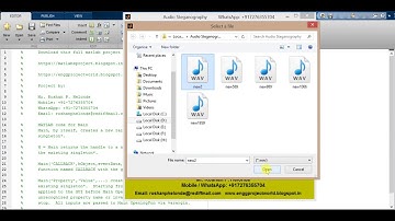 Audio Steganography Hiding Secret Text in Audio Matlab Project Source Code