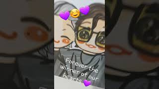 BTS FANART 💜 JIMIN & RM CHIBI ♡ #MyBTStory #shorts #shortsbts @BANGTANTV