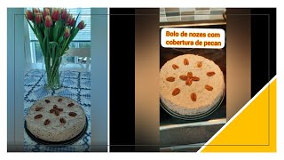 Bolo De Nozes Com Recheio De Pecan - Uma Deliciosa Receita Lowcarb