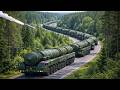 Ukraine HIT Giant Russian Ballistic Missile Launcher Column — Then Melt It Down by Missiles